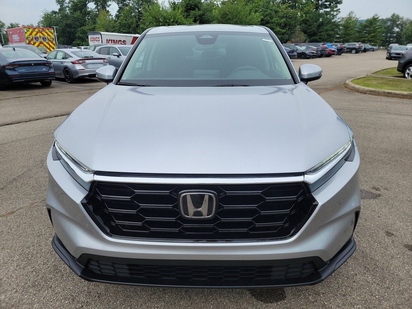 New 2026 Solar Silver Metallic Honda EX image 2