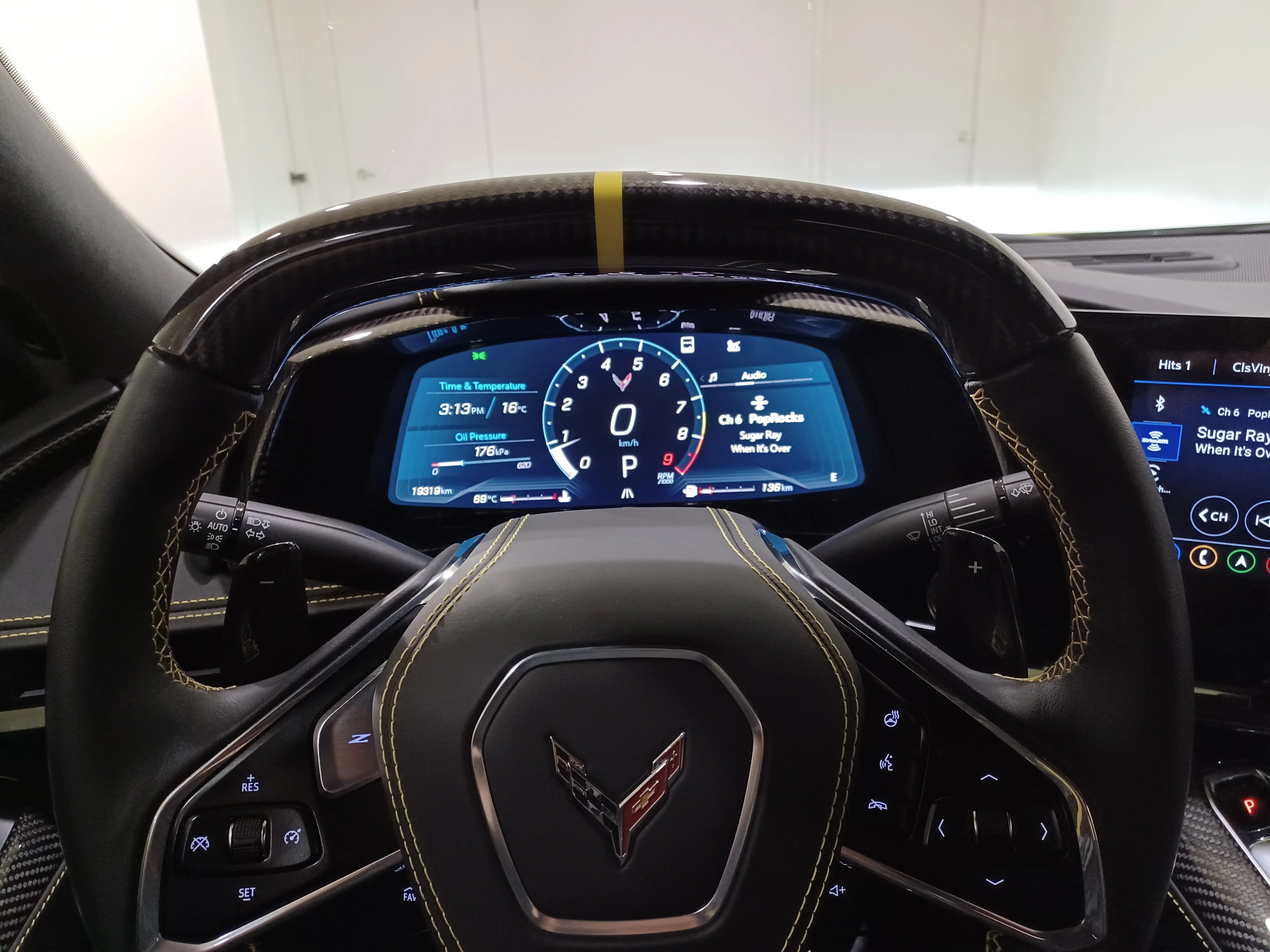 Certified Used 2023 Yellow Chevrolet Z06 3LZ*NO LUX TAX! | 670HP! | Carbon Ceramic Brakes | Z07 Suspension | High Wing Spoiler | Stealth image 12
