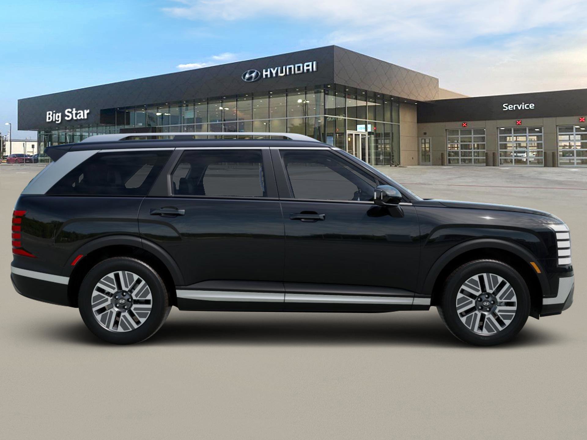 New 2026 Abyss Black Pearl Hyundai Blue SEL 7P image 6