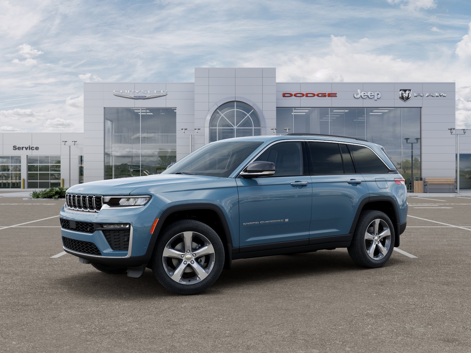 New 2026 Steel Blue Exterior Paint Jeep Limited image 2