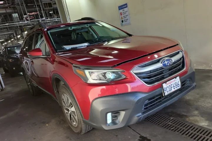 Used 2022 Red Subaru Premium image 3