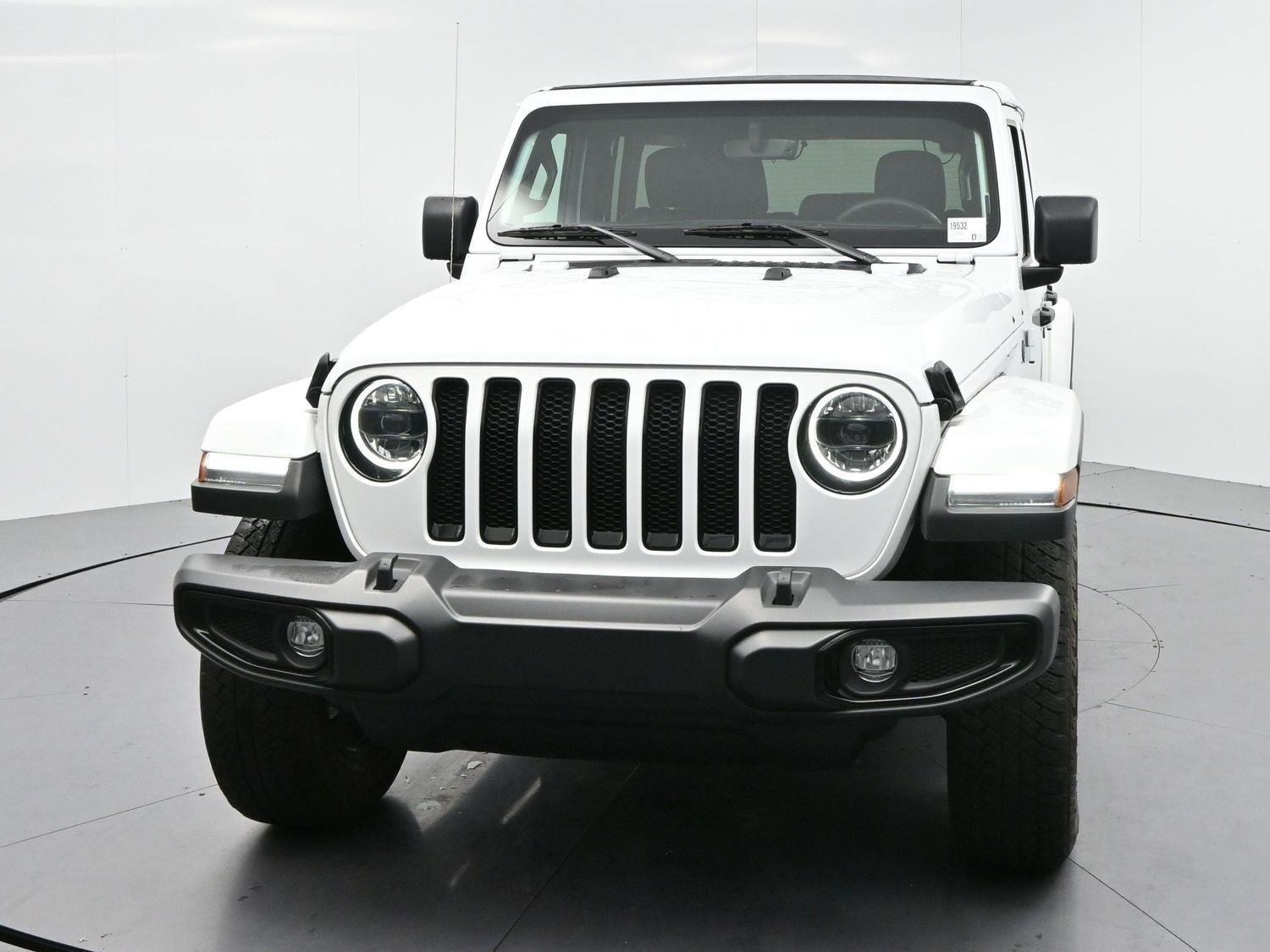 Used 2023 White Jeep Sahara Altitude image 2