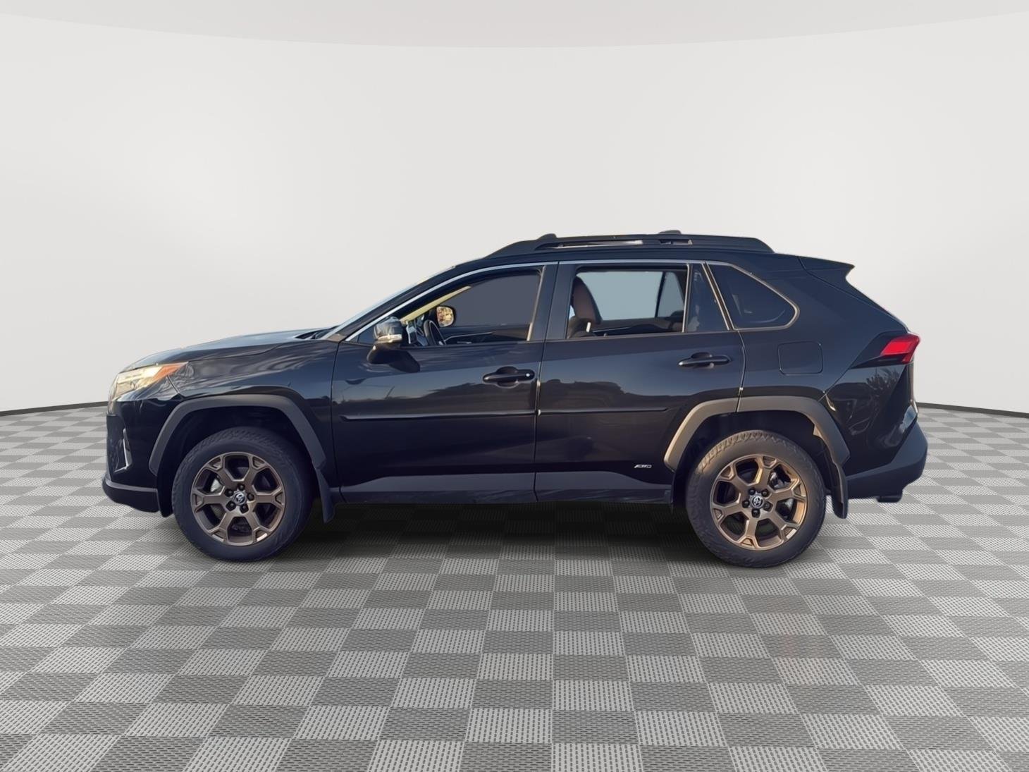 Used 2025 Midnight Black Metallic Toyota Woodland Edition image 8