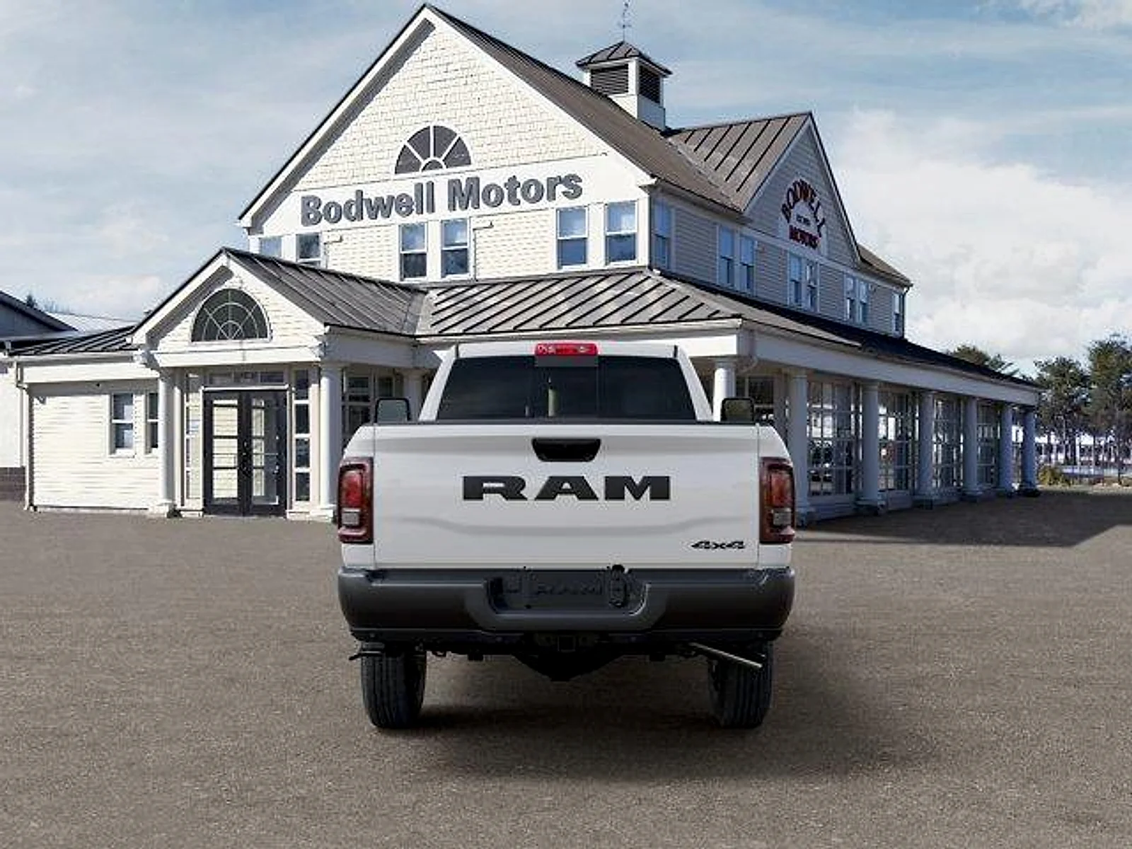 New 2026 Bright White Clear-Coat Exterior Paint RAM Tradesman Regular Cab 4x4 8