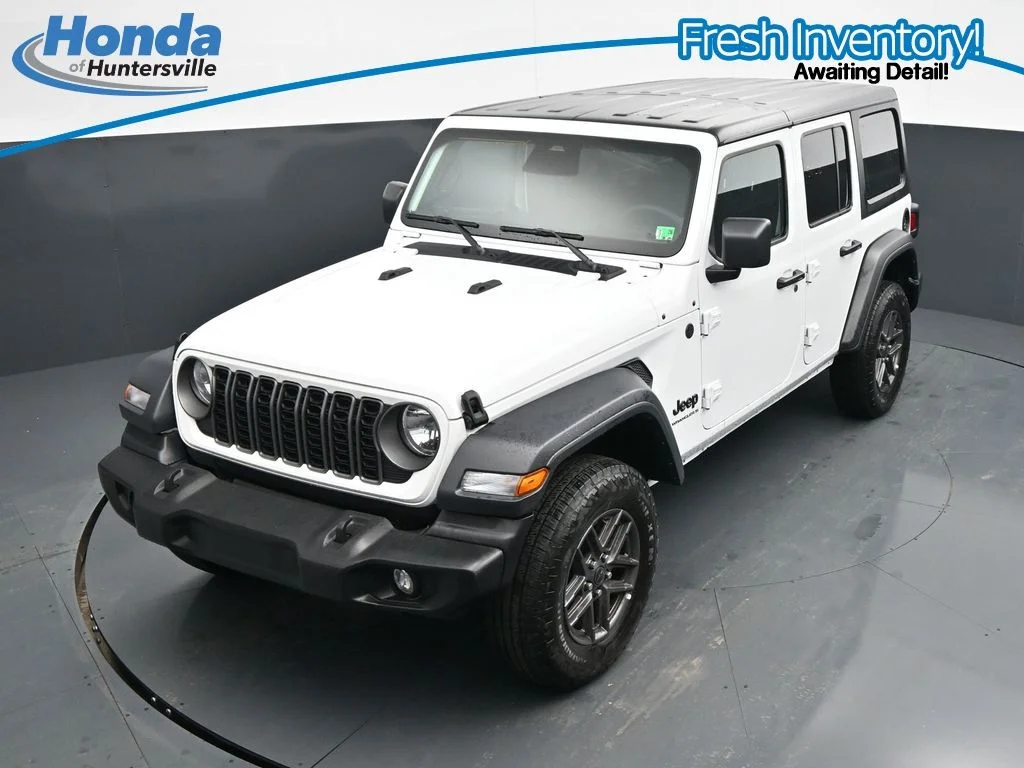 Used 2025 Bright White Clearcoat Jeep Sport S image 16