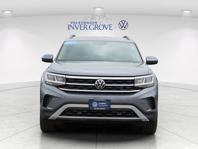 Certified 2023 Volkswagen Atlas SE w/Tech with VIN 1V2HP2CA1PC548904 for sale in Inver Grove Heights, Minnesota