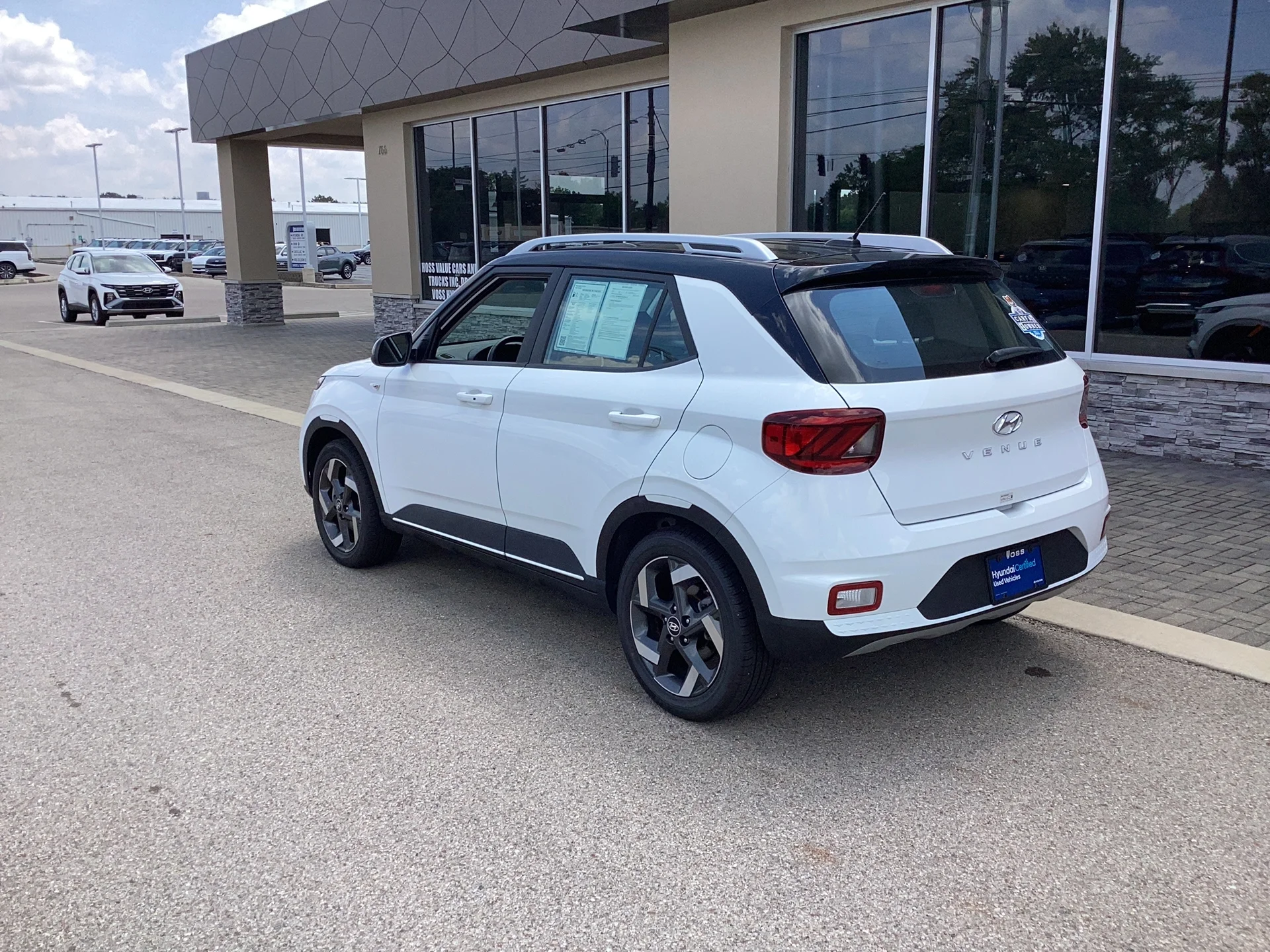 Certified Used 2026 Lunar White/Black Roof Hyundai  image 6