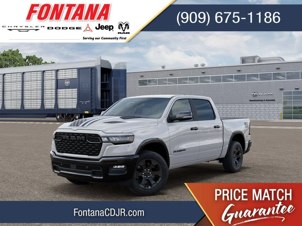 New 2026 Bright White Clear-Coat Exterior Paint RAM Big Horn/Lone Star image 1