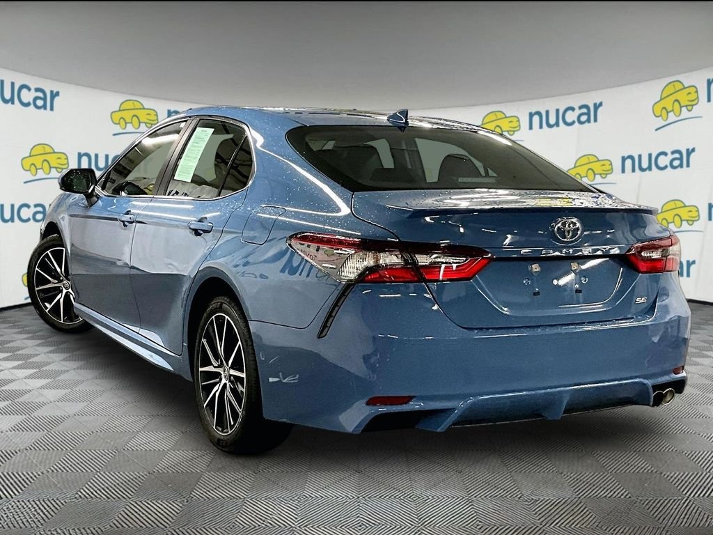 Certified Used 2024 Blue Toyota SE image 4