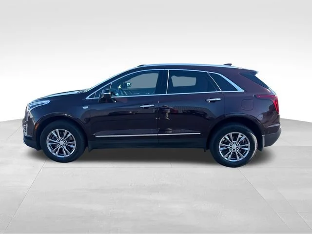 Used 2021 GARNET METALLIC Cadillac AWD Premium Luxury image 2