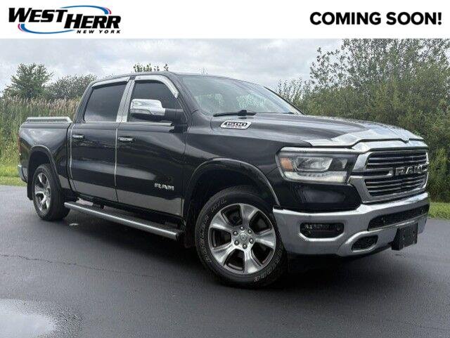 Used 2020 Diamond Black Crystal Pearlcoat Ram Laramie image 1