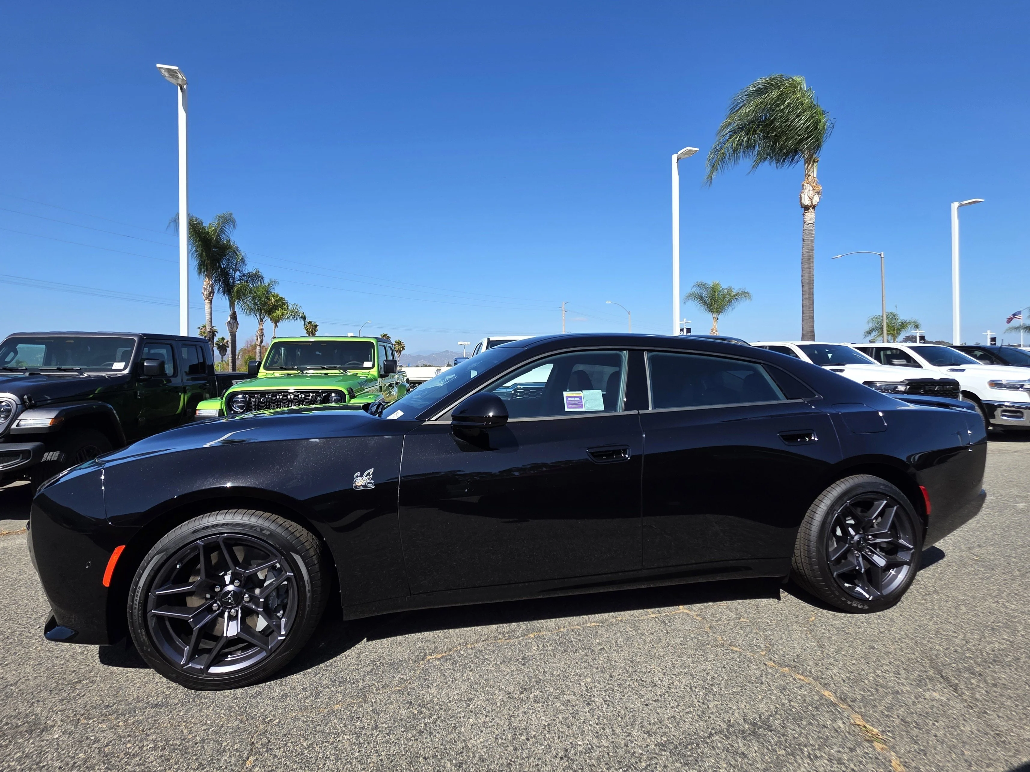 New 2026 Diamond Black Crystal Pearlcoat Dodge Scat Pack Plus image 2