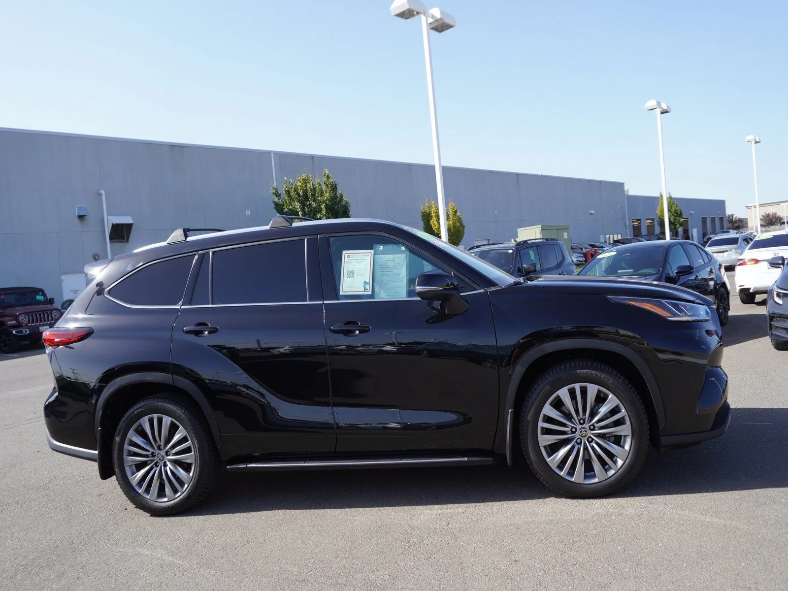 Certified Used 2022 Midnight Black Metallic Toyota Platinum image 4