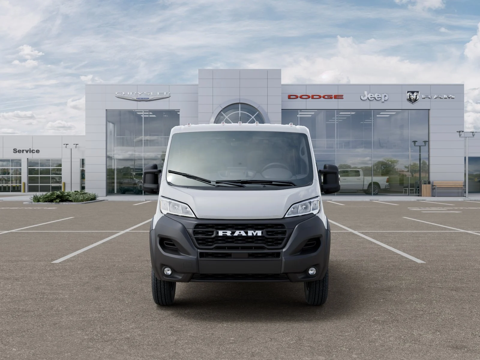 New 2026 Bright White Clear-Coat Exterior Paint RAM Low Roof image 12