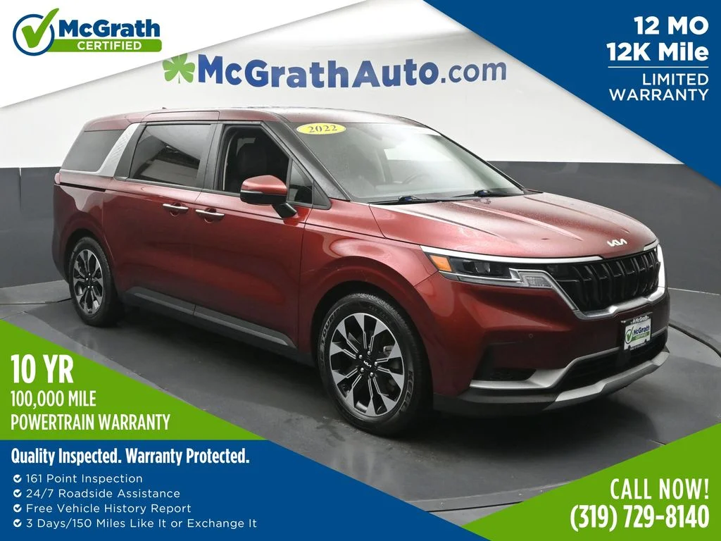 Used 2022 Red Kia EX image 1