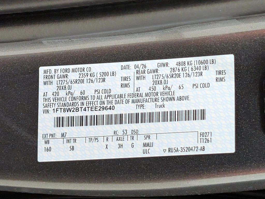 New 2026 Carbonized Gray Metallic Ford F-250® Lariat® image 32