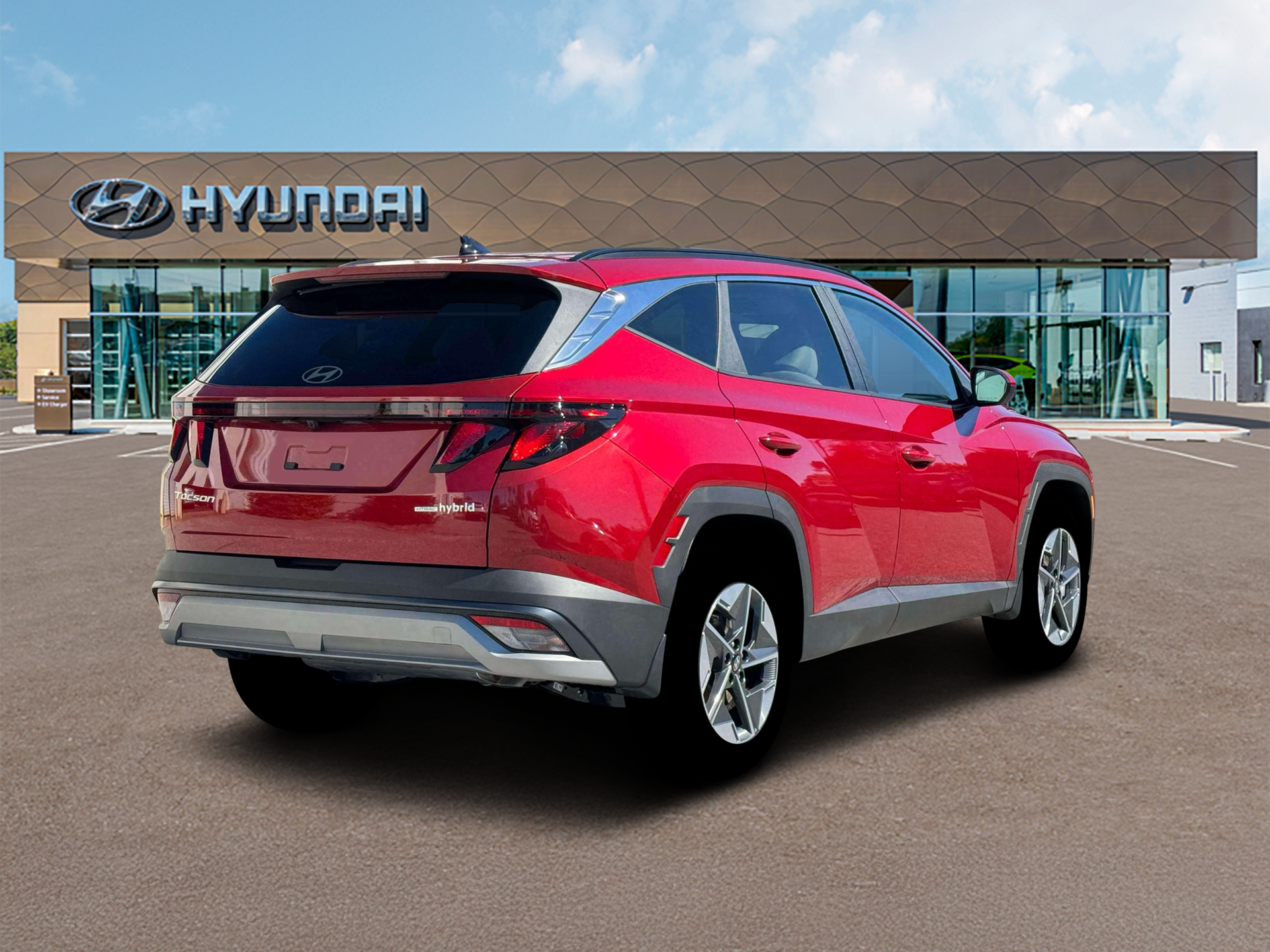 New 2026 Red Hyundai SEL AWD image 7