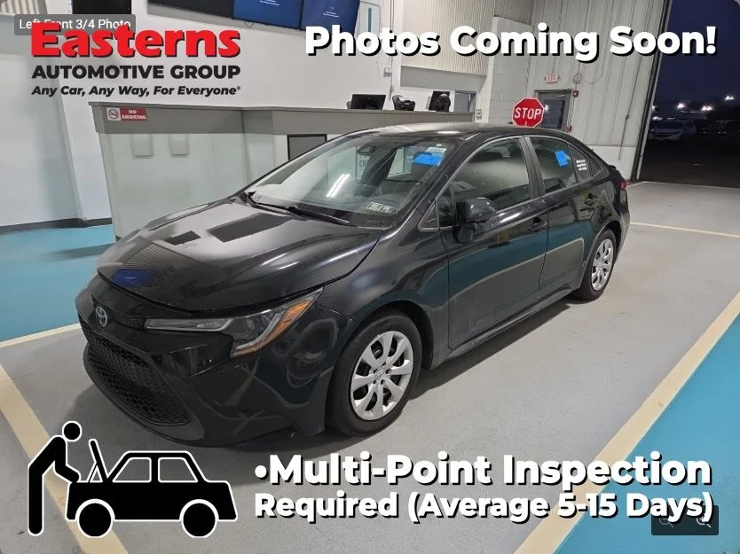 Used 2021 Black Toyota LE image 1