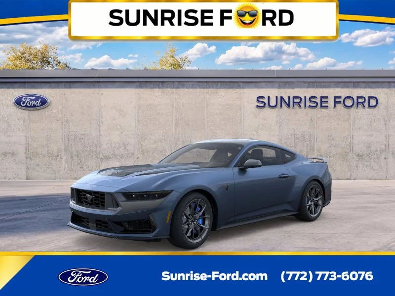 New 2026 Blue Ford Dark Horse image 1