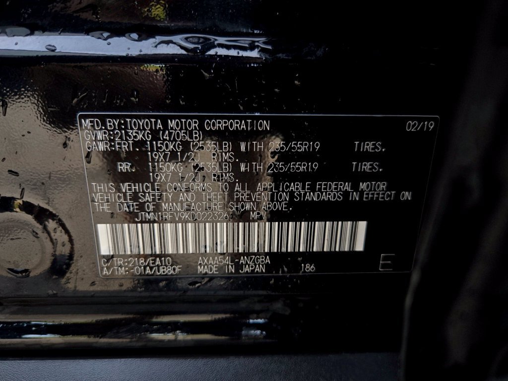 Used 2019 Black Toyota Limited image 32