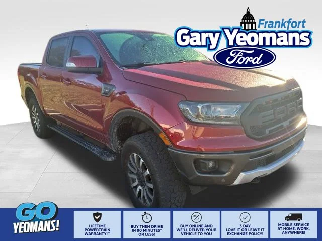 Used 2020 Rapid Red Metallic Tinted Clearcoat Ford Lariat image 1
