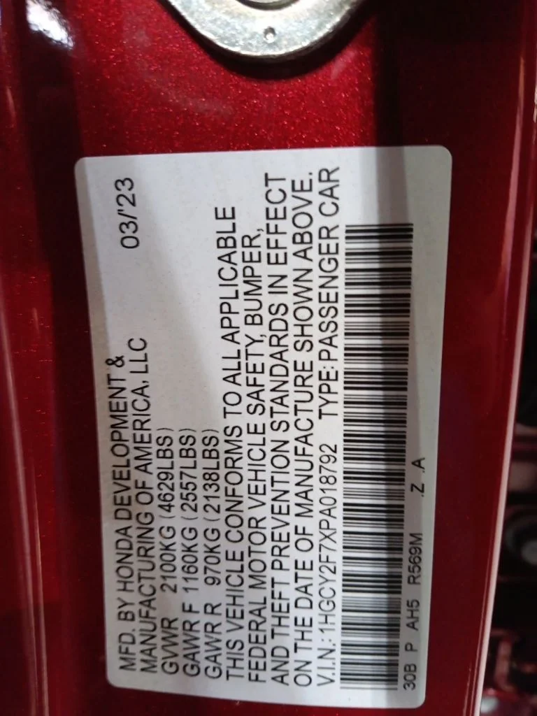 Used 2023 Red Honda Sport-L image 3