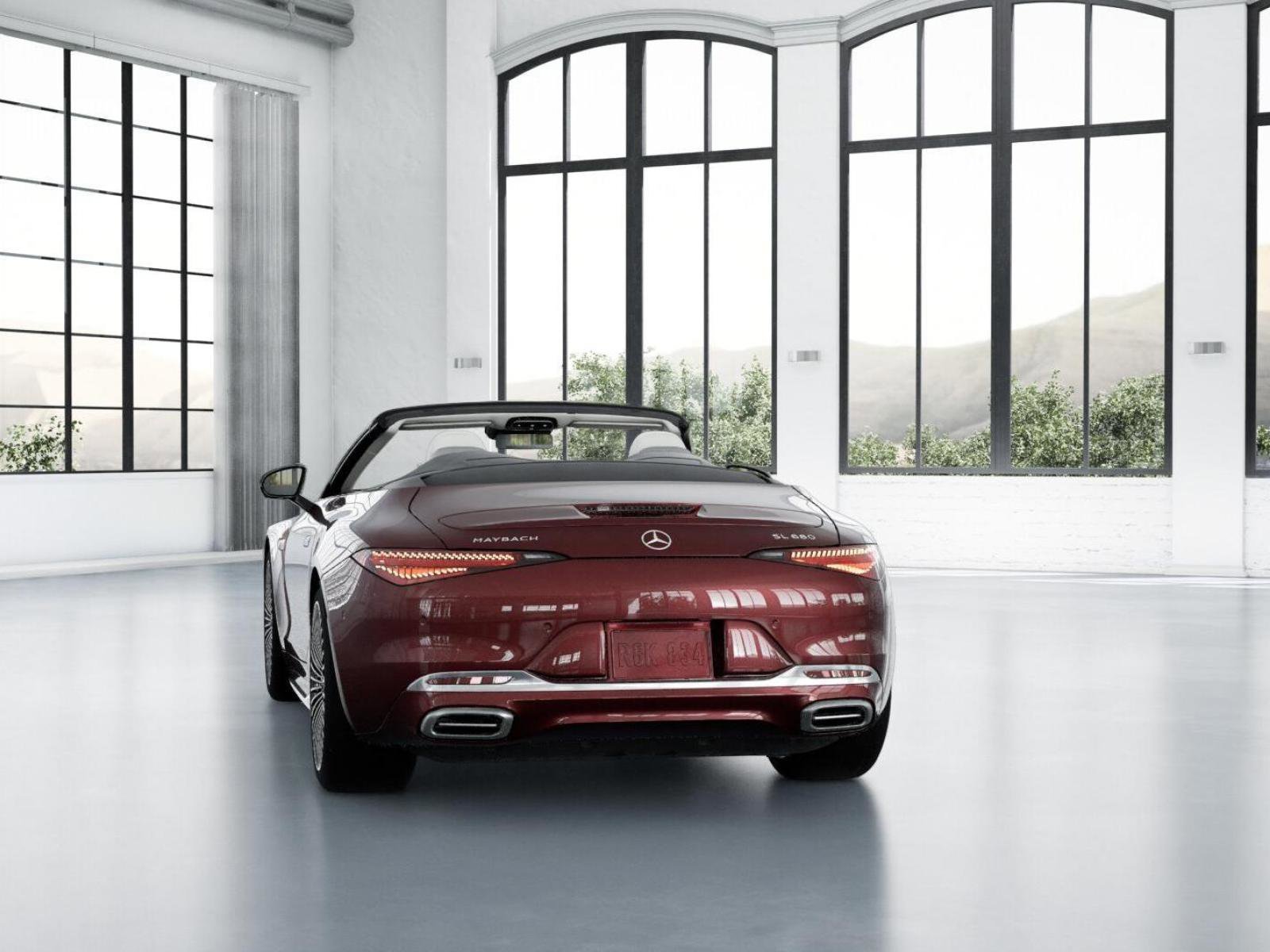 New 2026 MANUFAKTUR exclusive barolo red metallic Mercedes-Benz Maybach SL 680 Monogram Series image 26