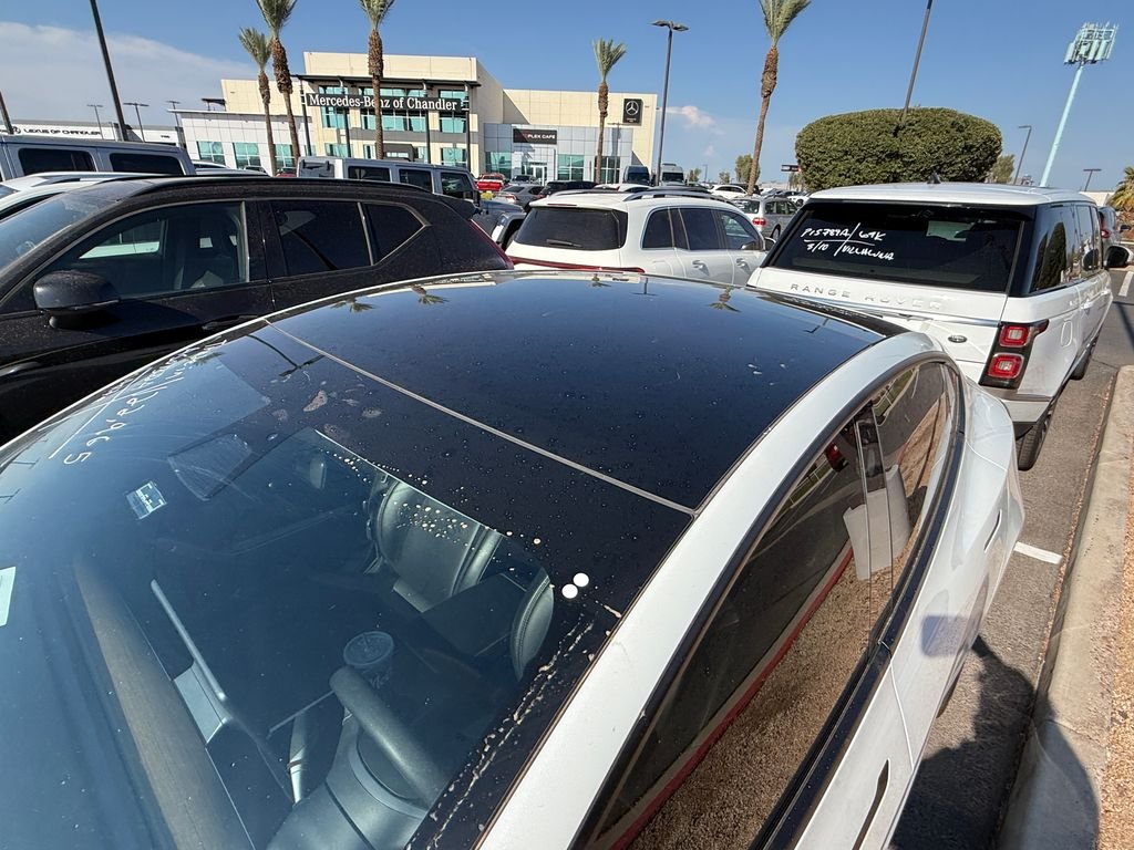 Used 2021 Pearl White Multi-Coat Tesla Standard Range Plus image 5