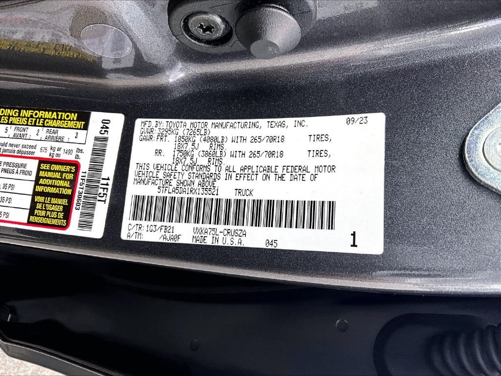 Used 2024 Gray Toyota SR5 image 35