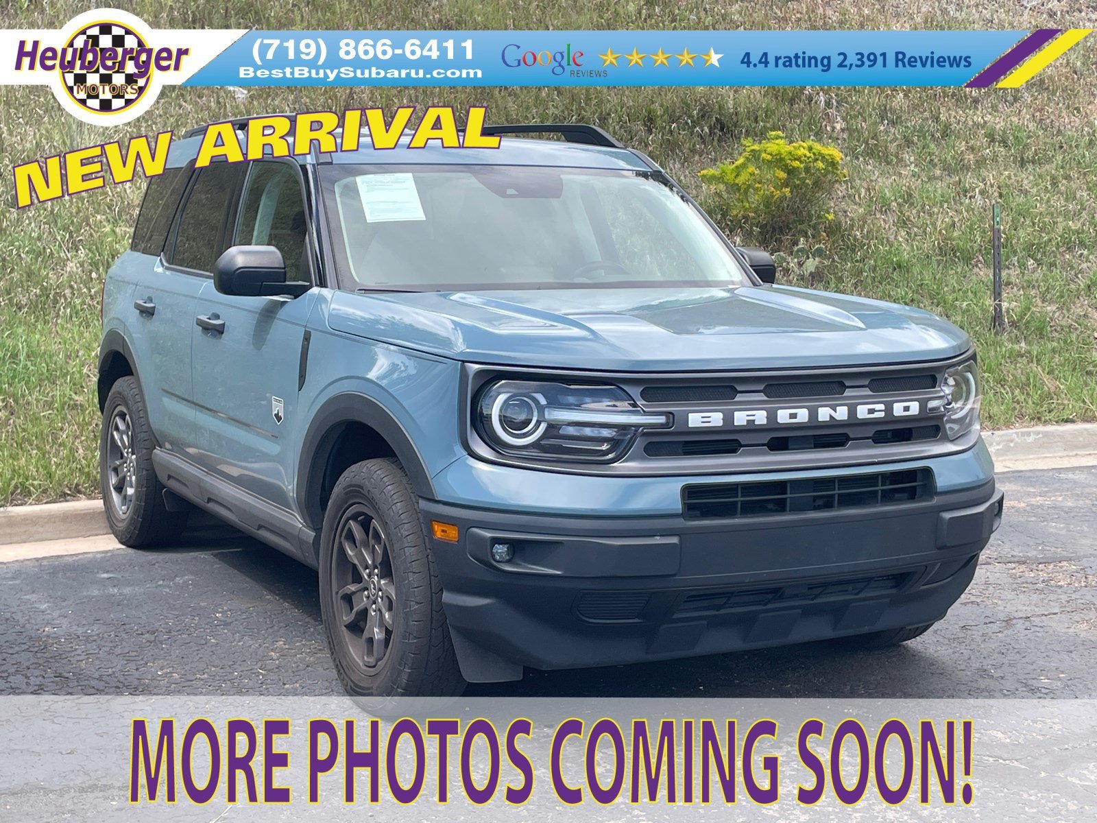Used 2022 Velocity Blue Metallic Ford Big Bend image 1