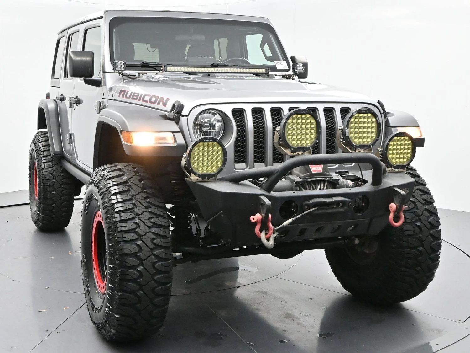 Used 2020 Billet Silver Metallic Clearcoat Jeep Rubicon image 2