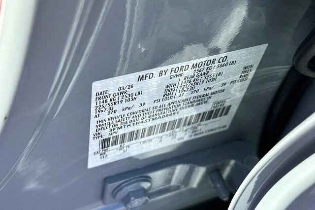 New 2026 Glacier Gray Metallic Tri-coat Ford Select image 48