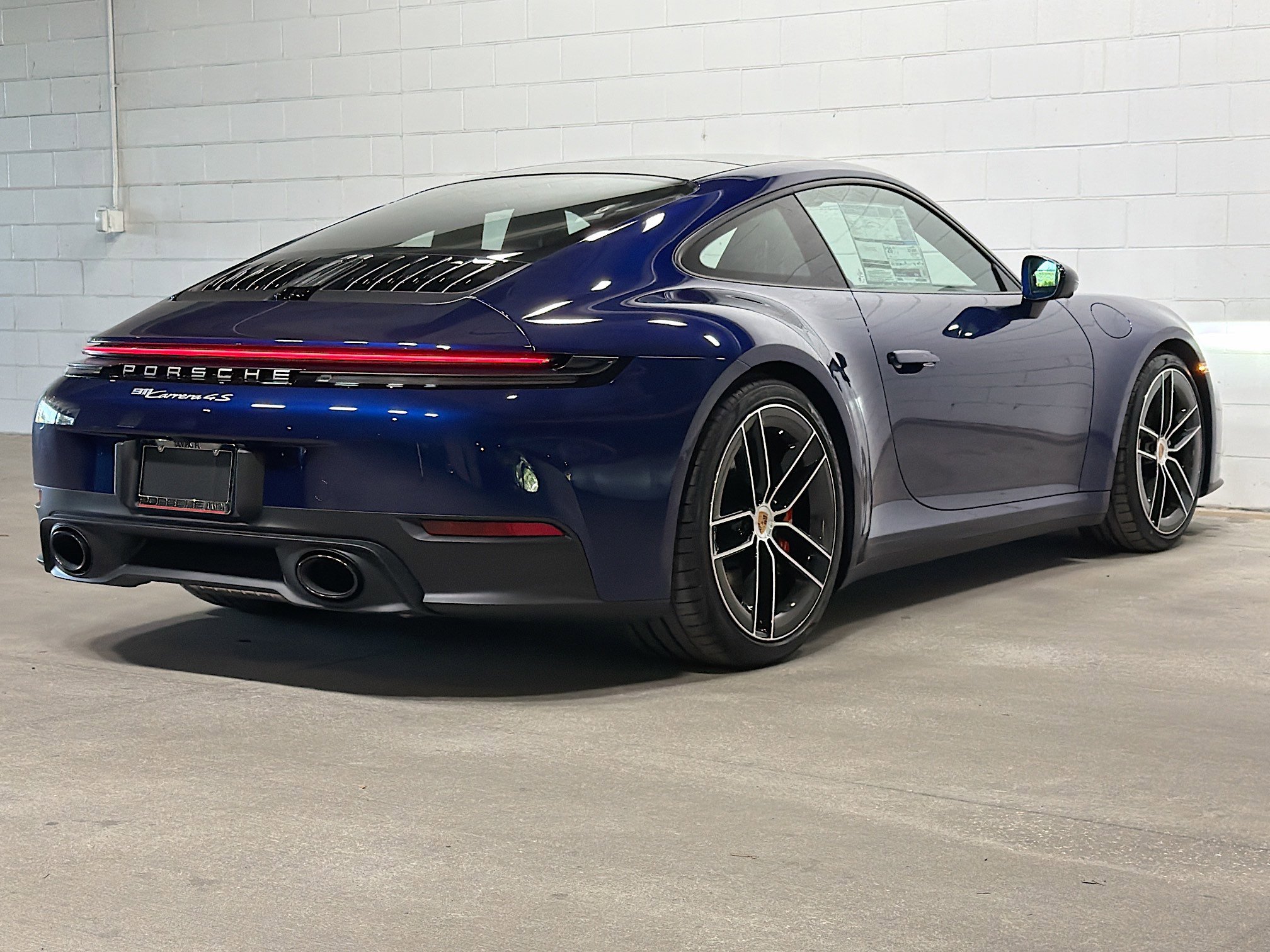 New 2026 Gentian Blue Metallic Porsche Carrera 4S image 7