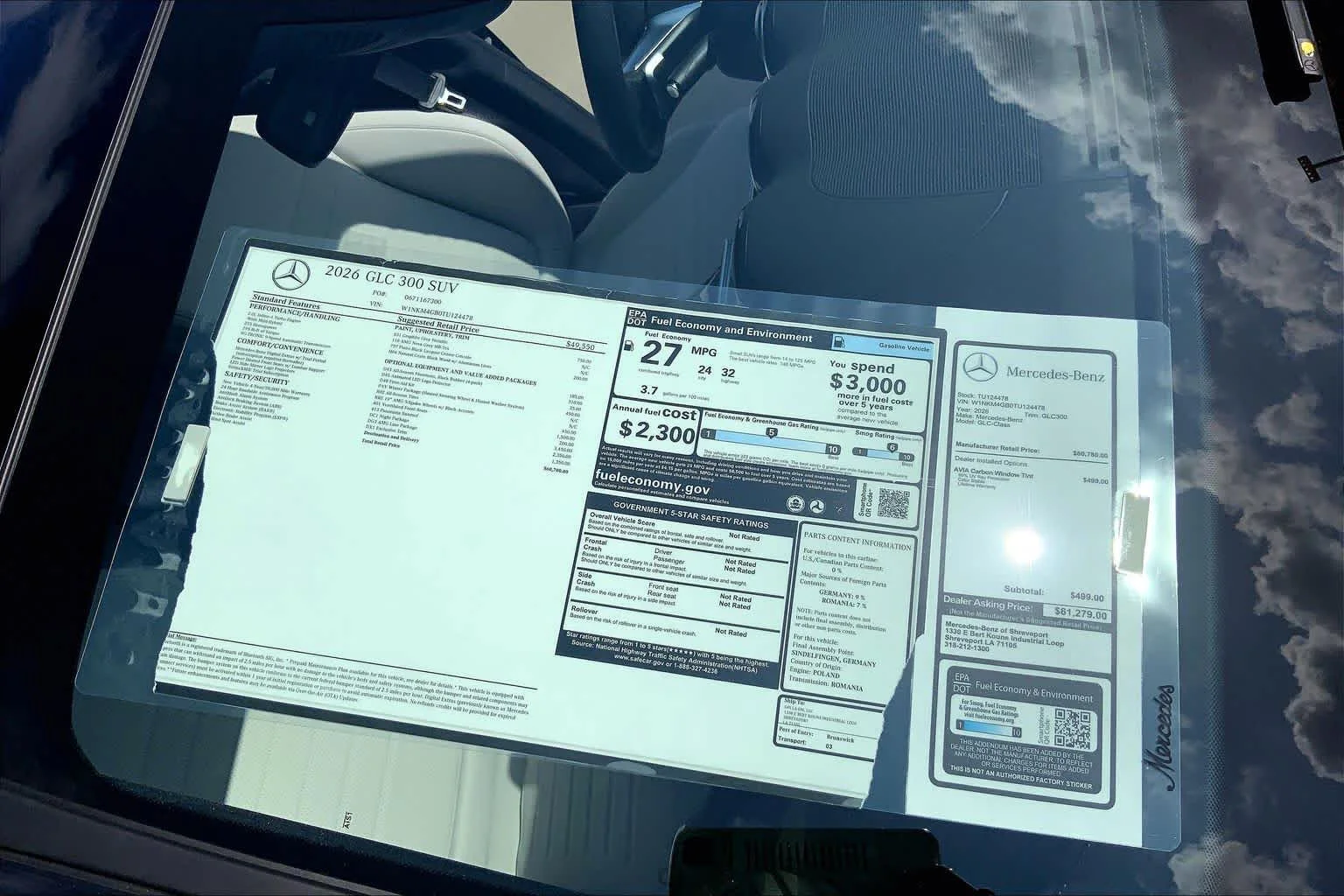 New 2026 Graphite Grey Metallic Mercedes-Benz GLC 300 image 19
