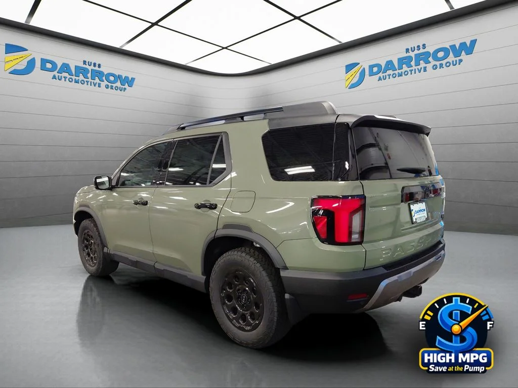 New 2026 Ash Green Metallic Honda TrailSport Elite Blackout image 3