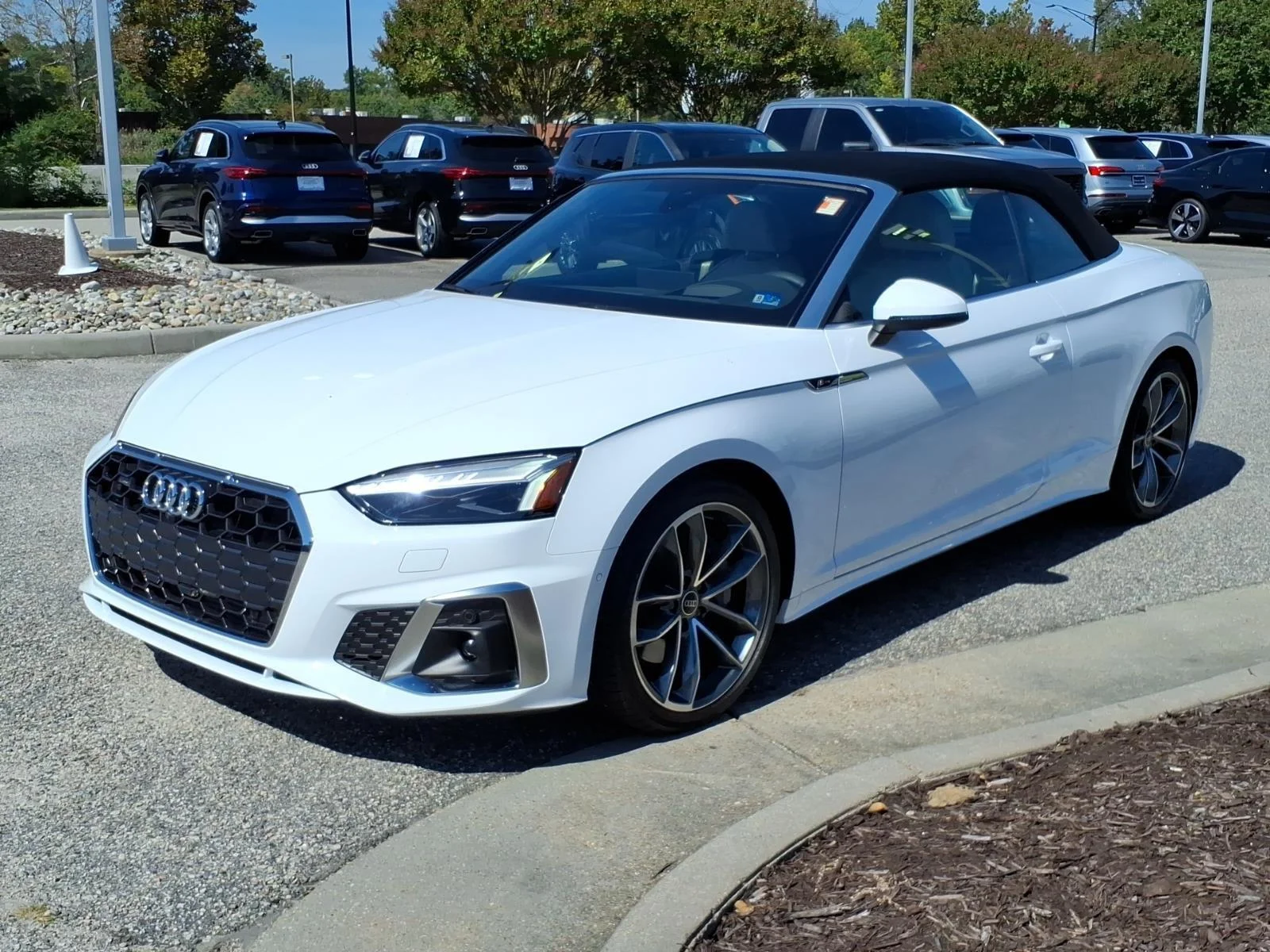 Certified Used 2024 Arkona White/Black Roof Audi S line Prestige image 1