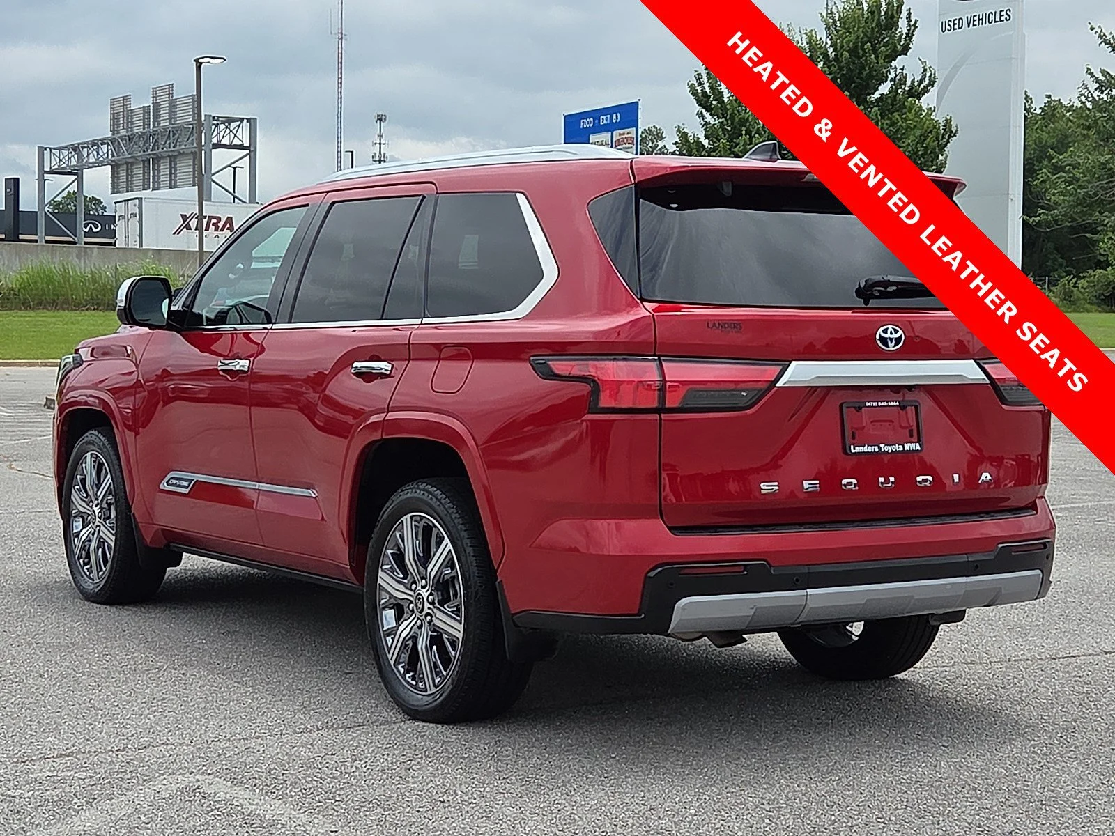 Used 2023 Supersonic Red Toyota Capstone image 4