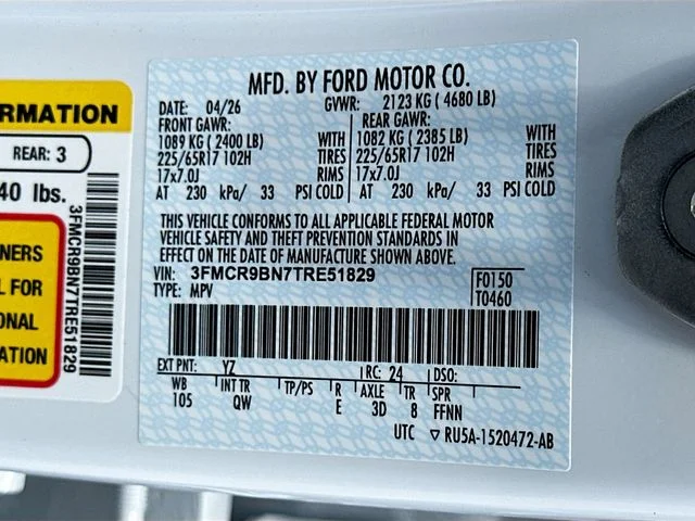 New 2026 Oxford White Ford Big Bend image 20