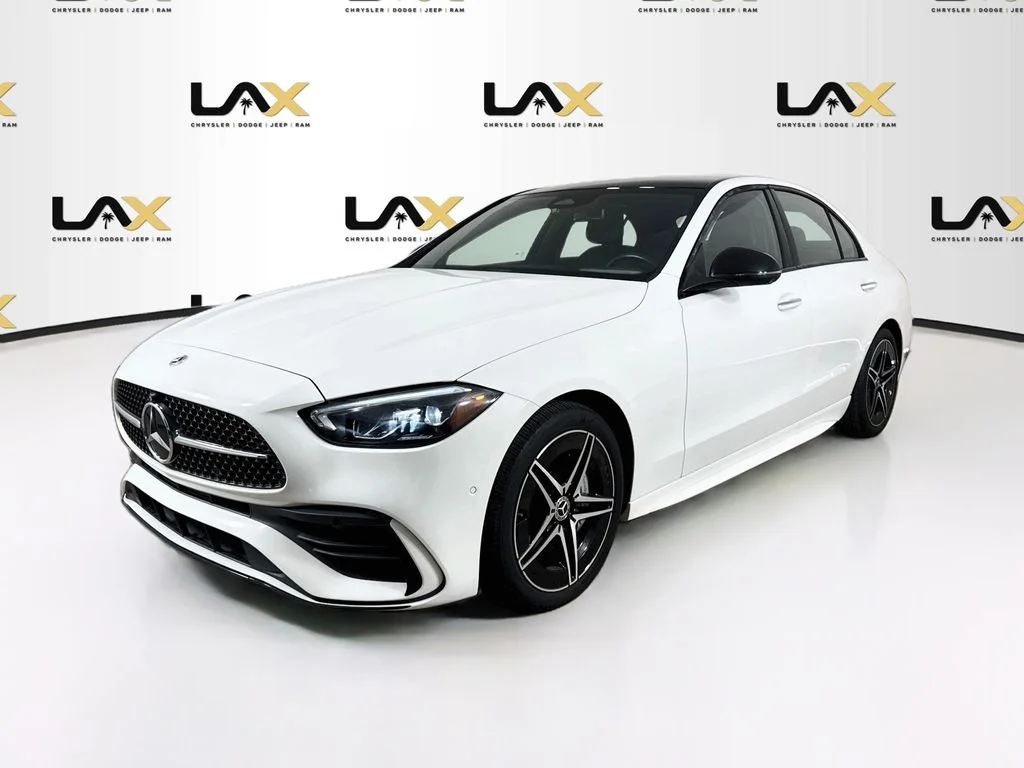 Used 2022 White Mercedes-Benz C 300 image 3