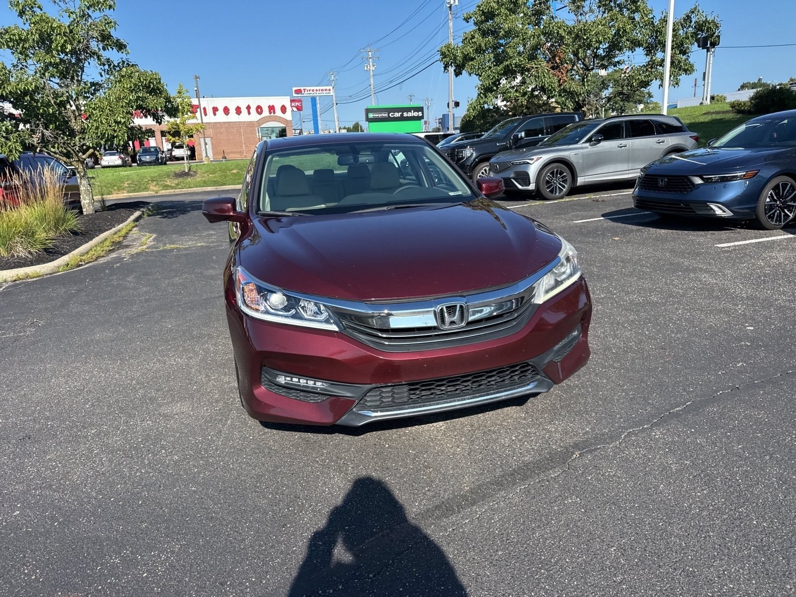 Used 2016 Basque Red Pearl II Honda EX-L image 13