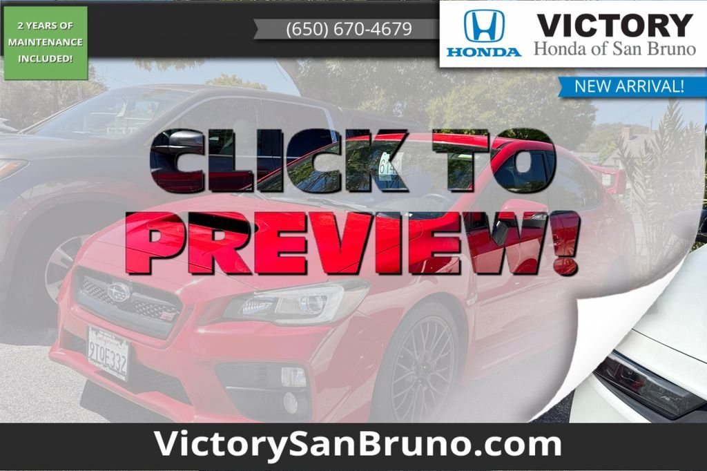 Used 2017 Pure Red Subaru STi image 1