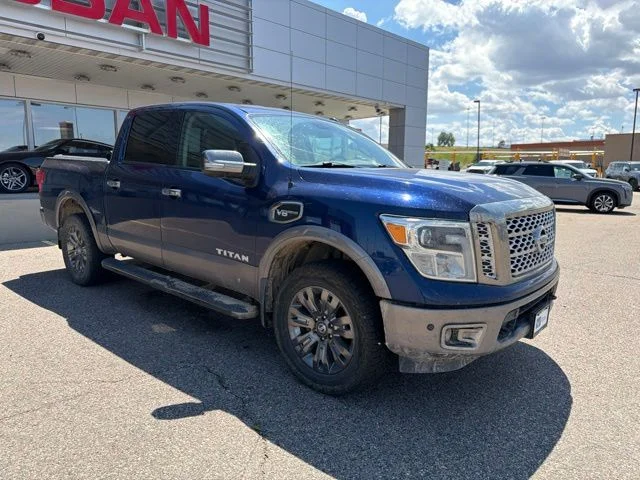 Used 2017 Deep Blue Pearl Nissan Platinum Reserve image 3