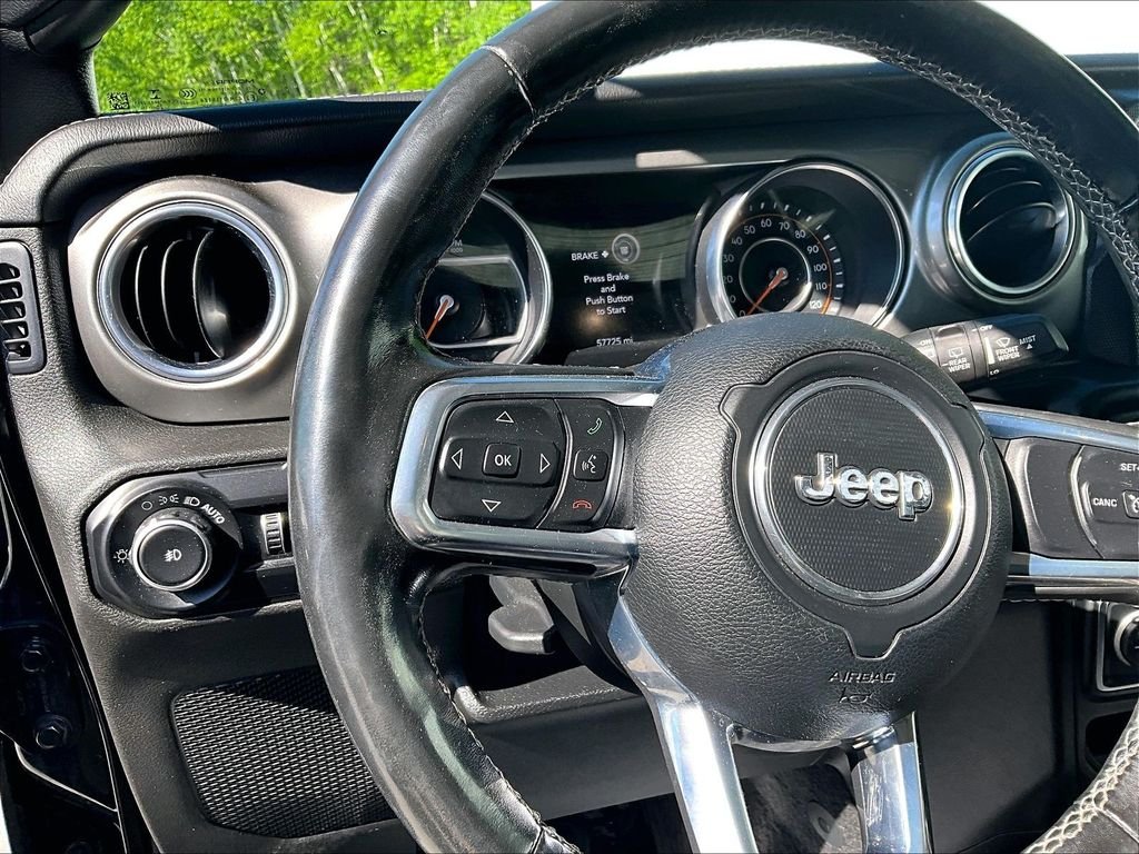 Used 2020 Black Clearcoat Jeep Unlimited Sahara image 18