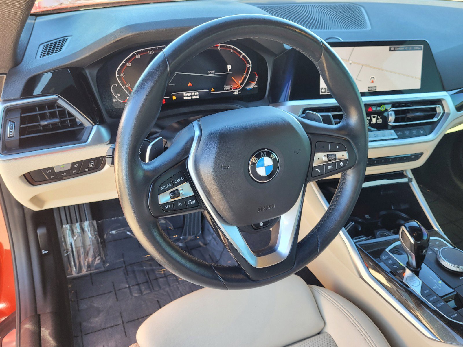 Used 2023 Sunset Orange Metallic BMW 430i image 15