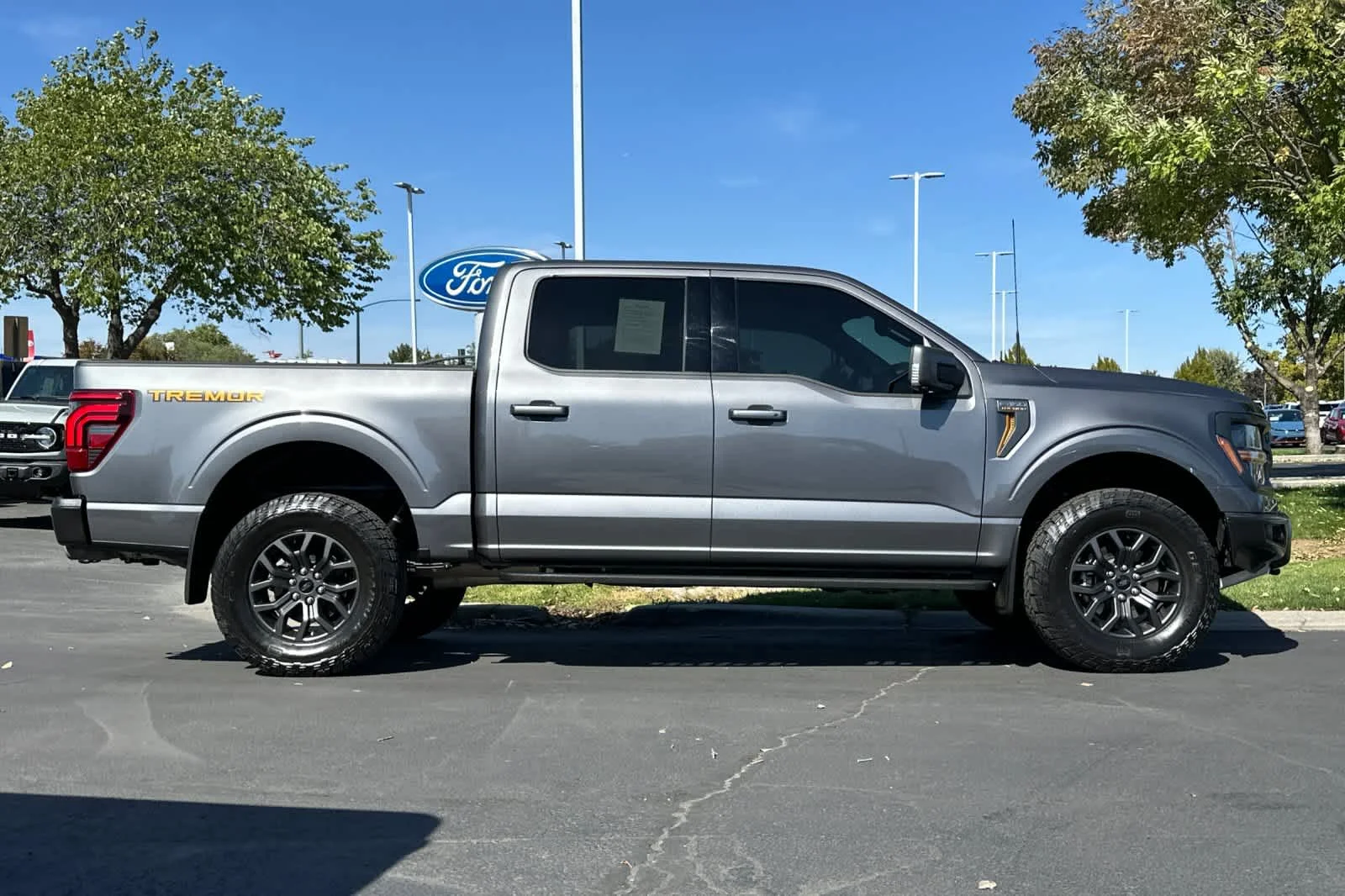 Certified Used 2025 Light Blue Clearcoat Metallic Ford Tremor image 8