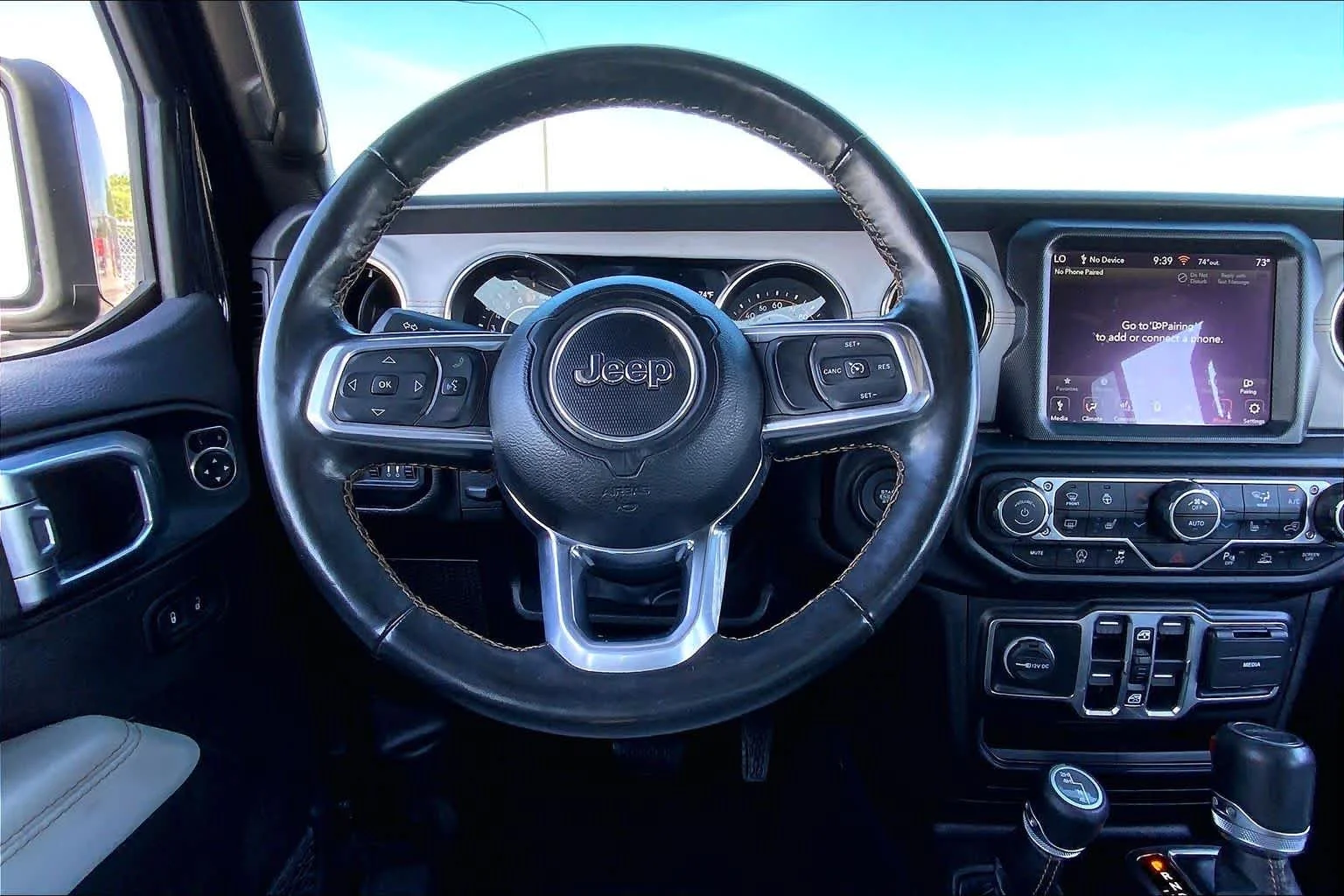 Used 2022 Black Clear Coat Jeep High Altitude image 6