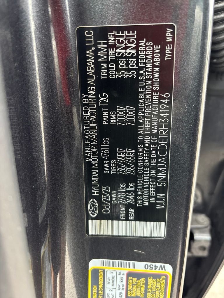Used 2024 Gray Hyundai SE image 10