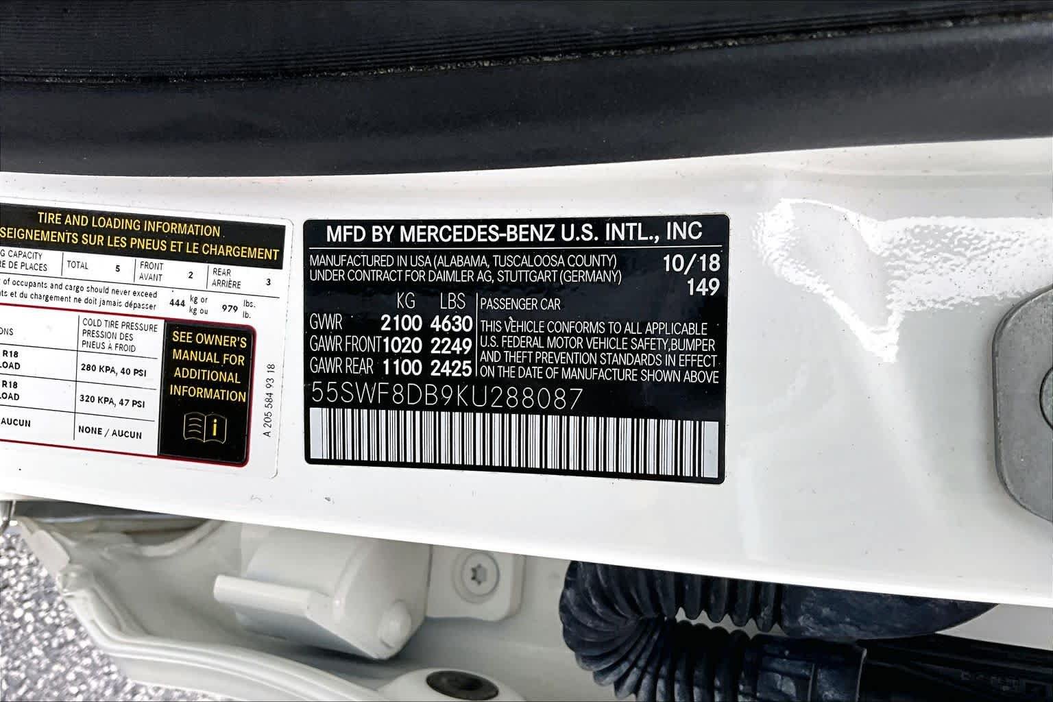 Used 2019 Polar White Mercedes-Benz C 300 image 31