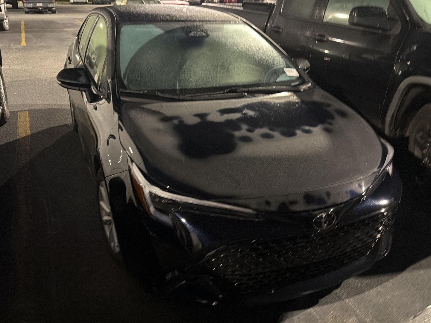 Certified Used 2025 Midnight Black Metallic Toyota SE image 3