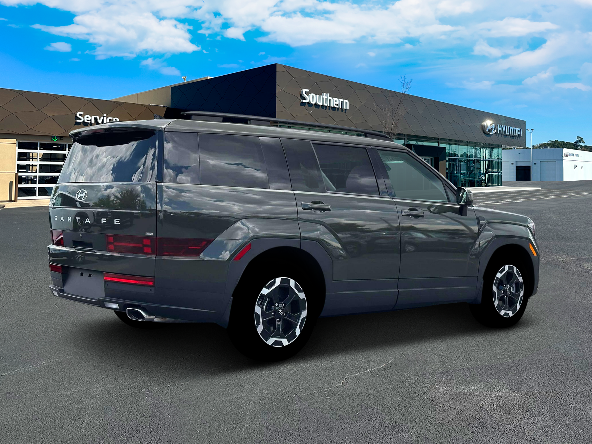 New 2026 Green Hyundai SEL AWD image 8